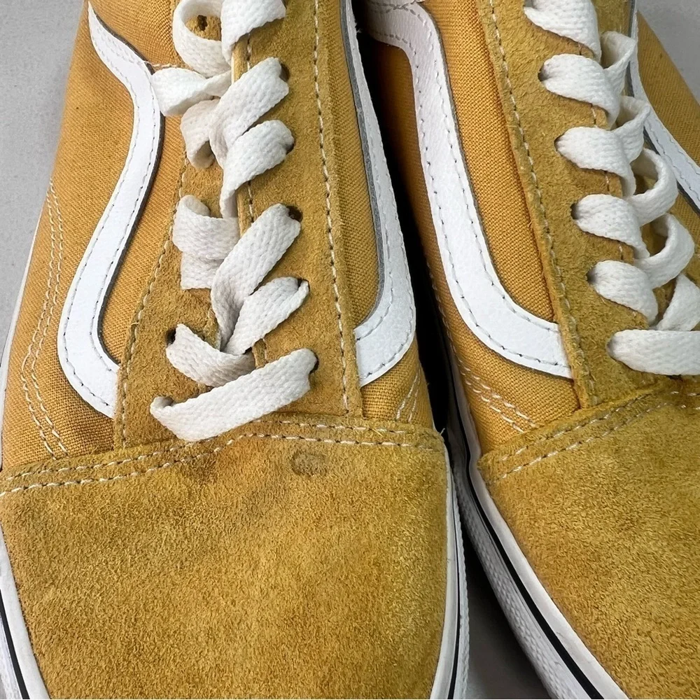 Vans Old Skool Suede Mustard Yellow Unisex Shoe Size 6.5 or 5 #1107